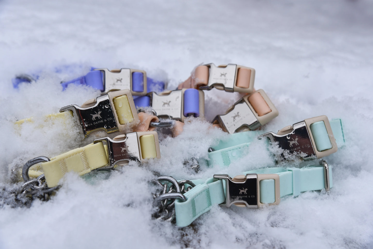 Mint Martingale Collar