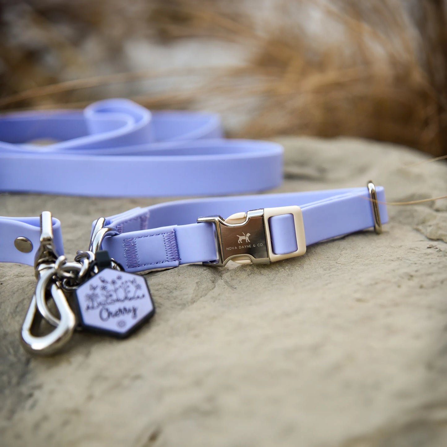 Plum Martingale Collar