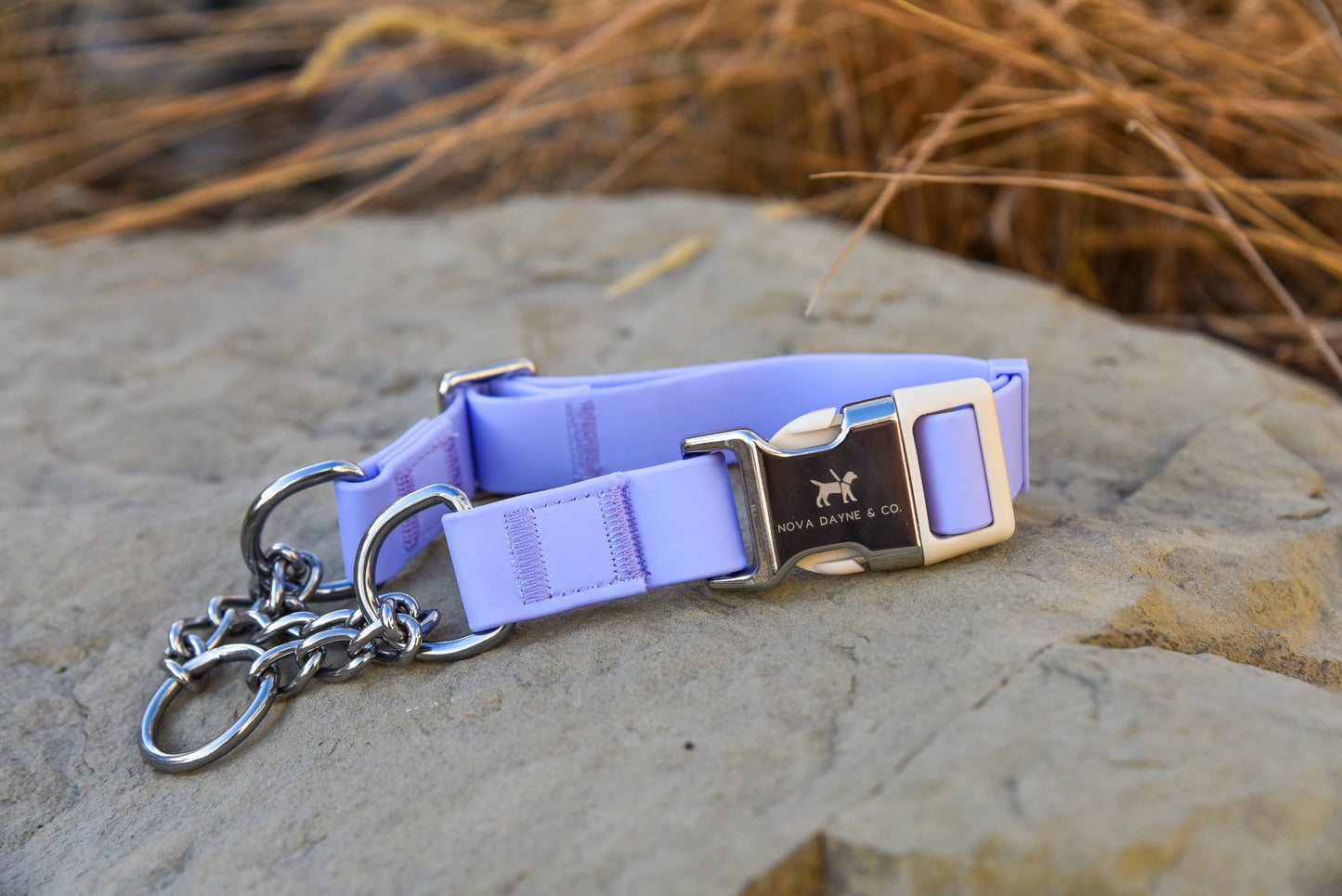 Plum Martingale Collar