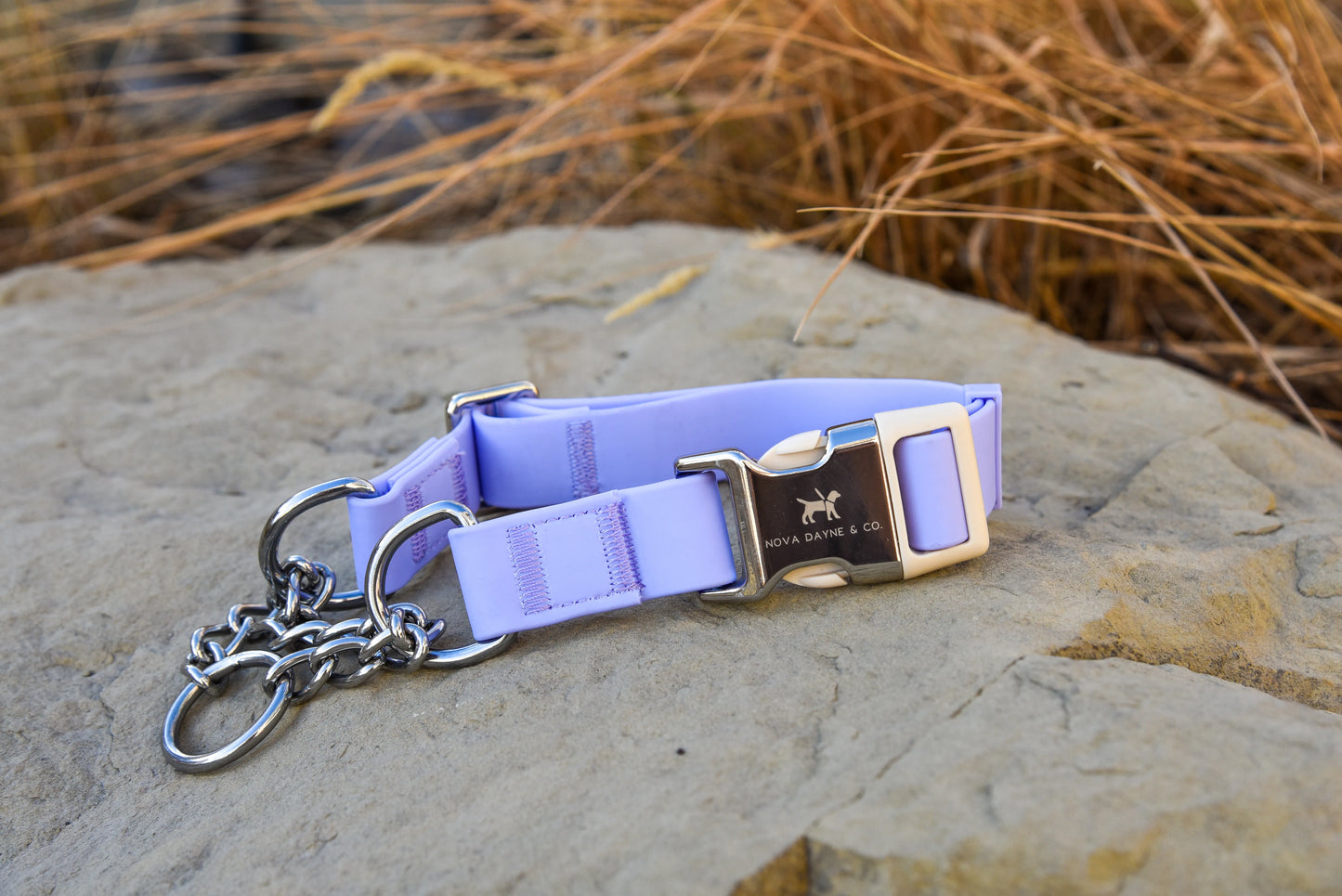 Plum Martingale Collar