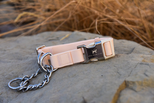 Peach Martingale Collar