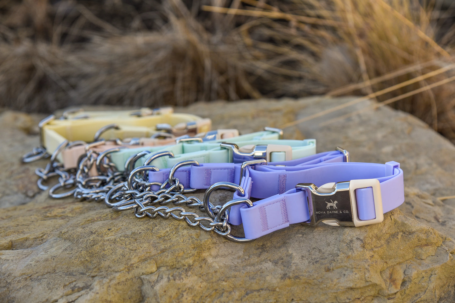 Plum Martingale Collar