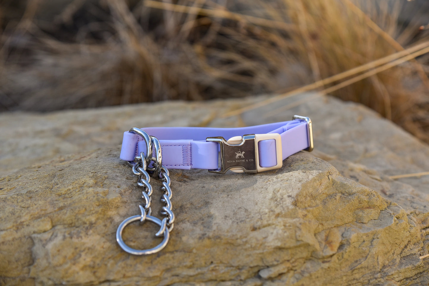 Plum Martingale Collar