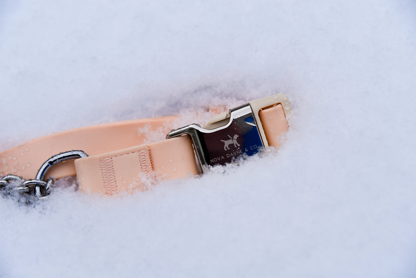 Peach Martingale Collar